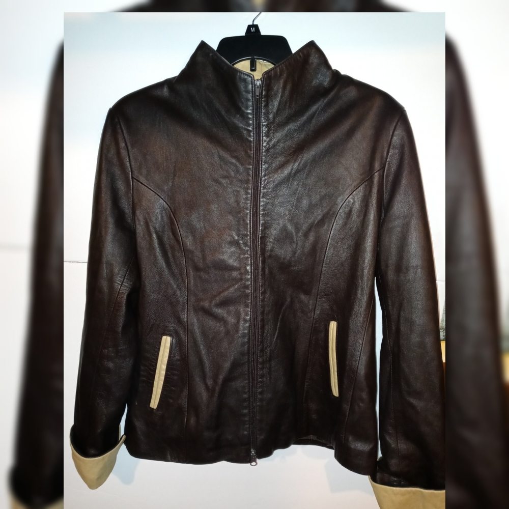 M&R Moda in Pelle Leather Jacket